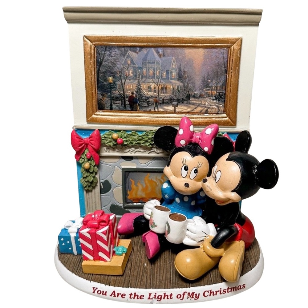 Thomas Kinkade Magical Moments at Home Disney Mickey Mouse Collectible Figurine